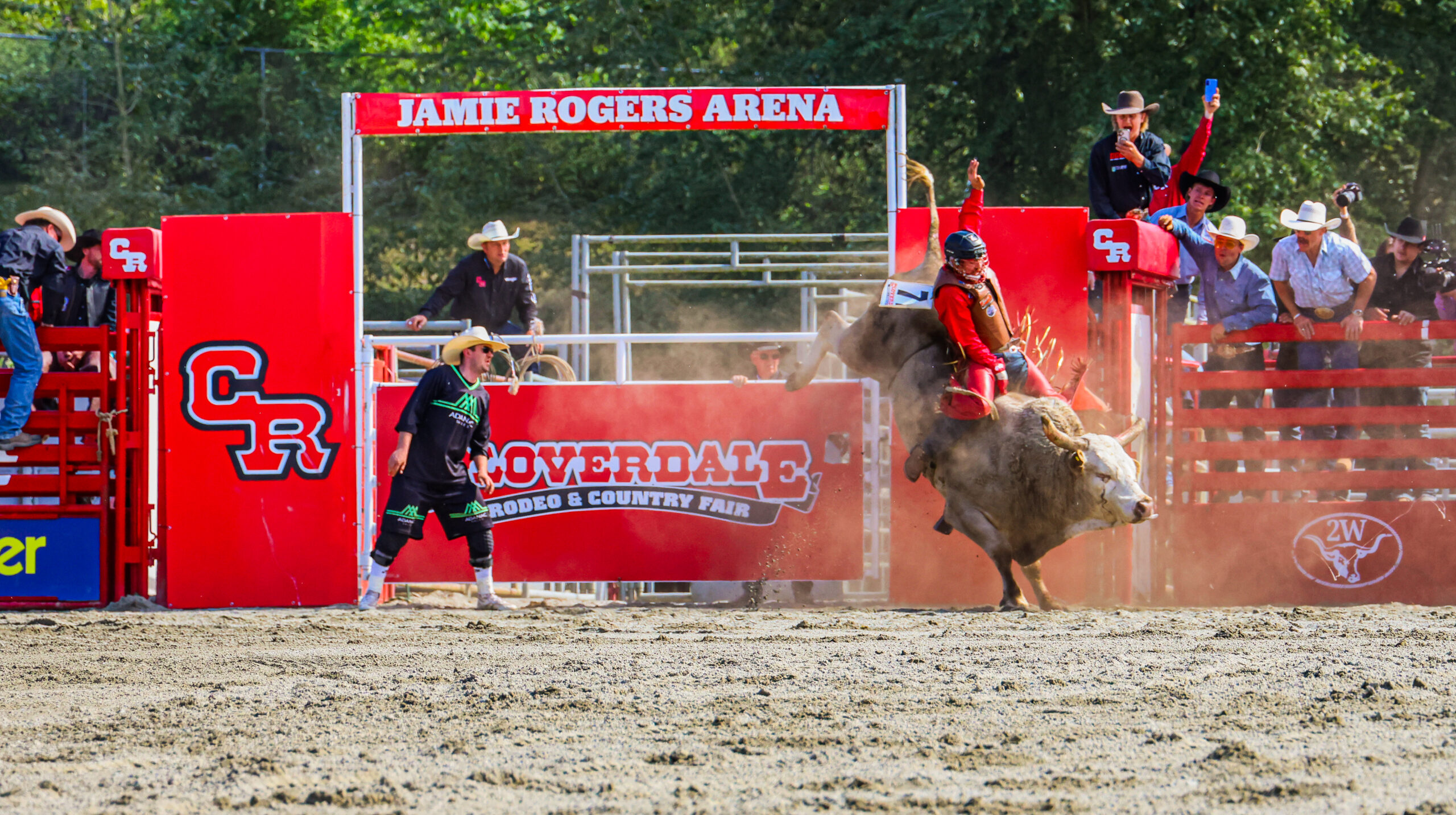 Cloverdale Rodeo - Photo: – Jake Gardner – Bull Riding Finals Winner Credit: Sandra Martins